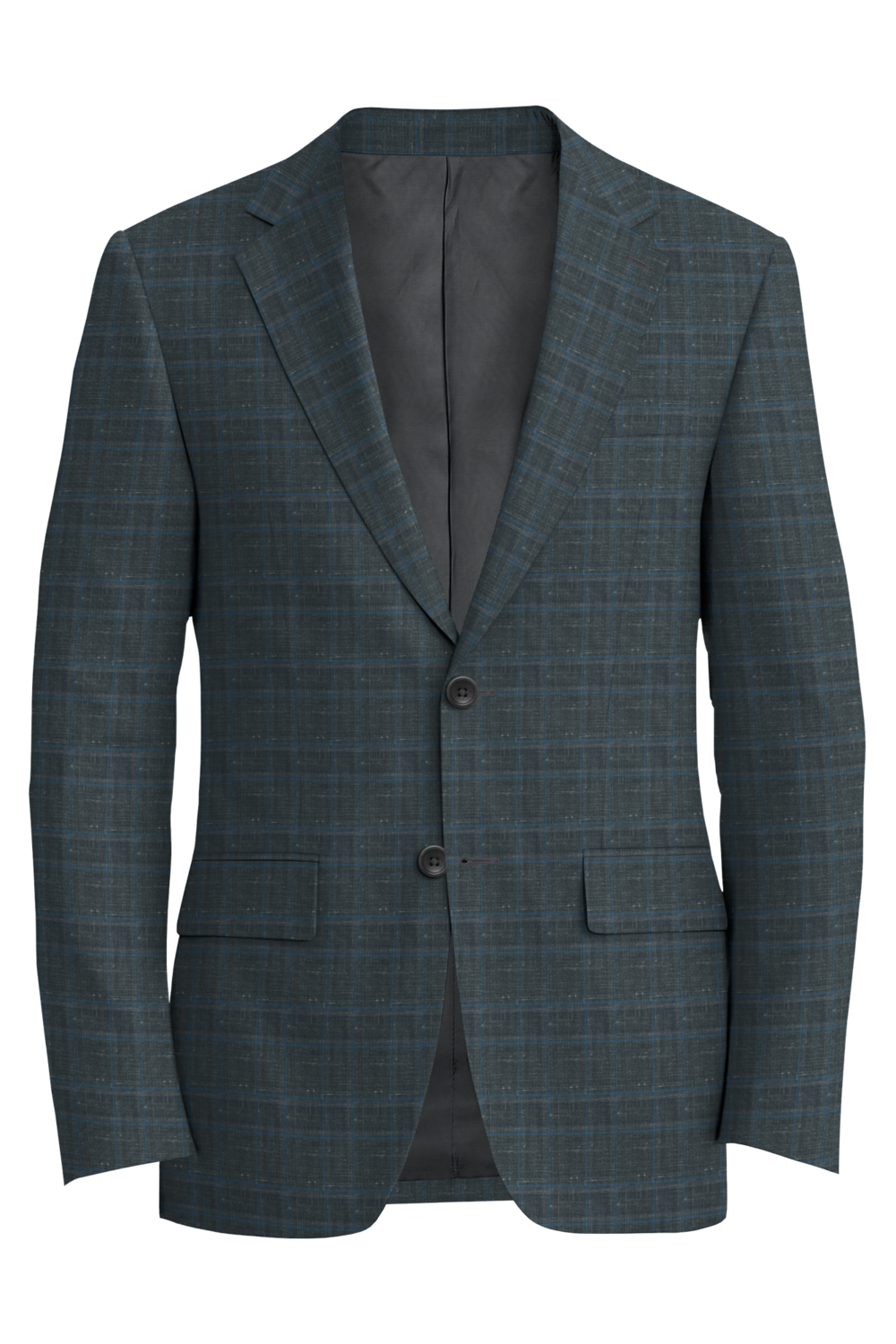 Grey Light Blue Windowcheck